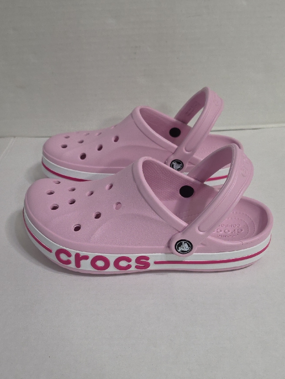 CROCS Bayaband Clog In Ballerina Pink Sandal with Heel Strap Size 9 *NWOT*